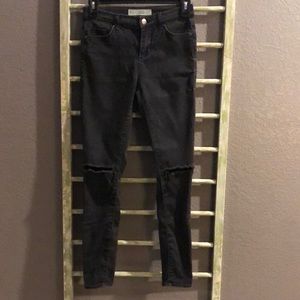 Topshop black skinny jeans